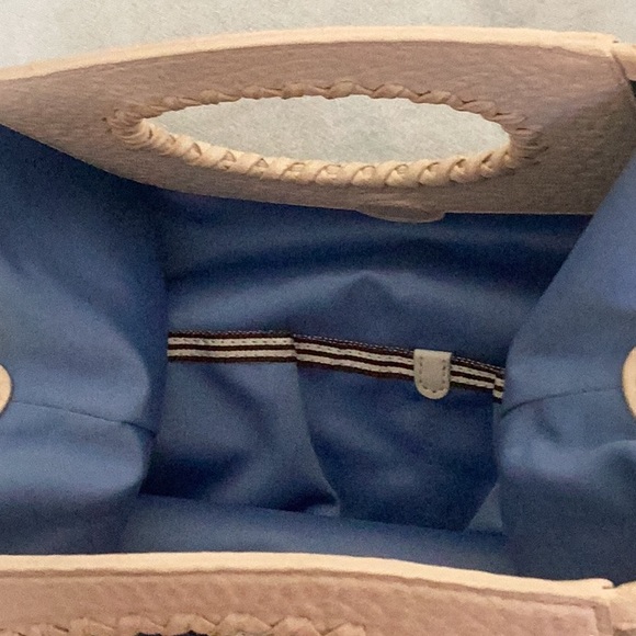 HENRI BENDEL Cream Leather Magazine Tote Bag - Picture 5 of 6